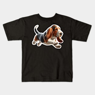 Basset Hound Kids T-Shirt